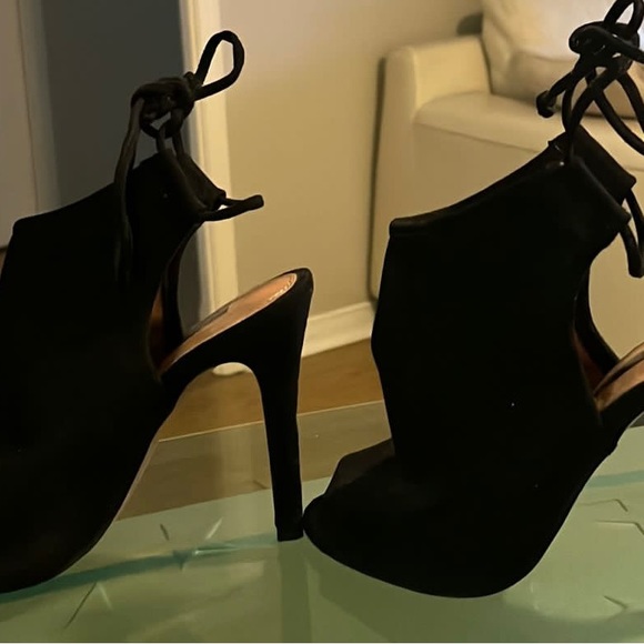 Bcbg generation suede sandals heels open toe - Picture 2 of 4